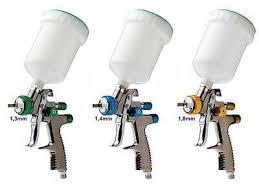 MAX AIR HVLP GRAVITY FEED SPRAY GUN with PLASTIC CUP - Image 3