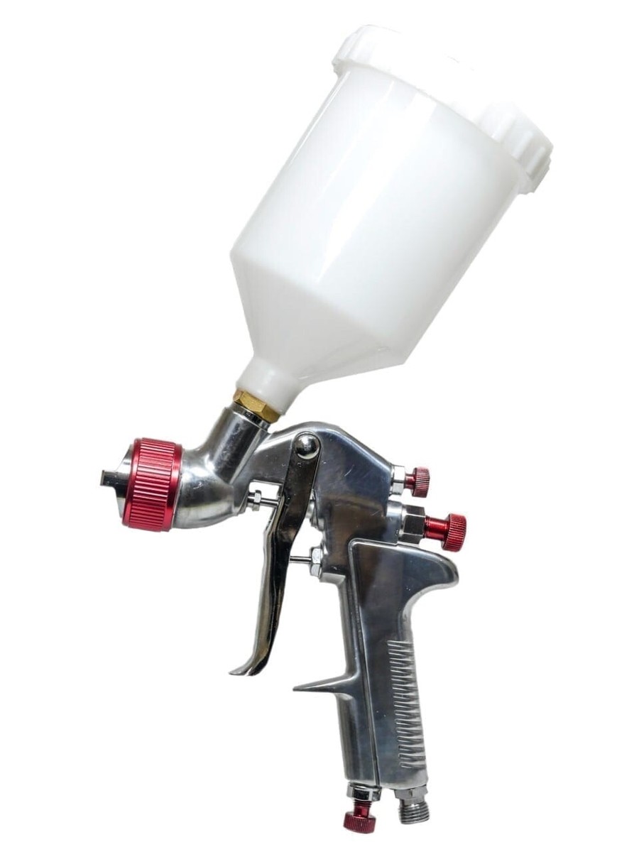 MAX AIR HVLP GRAVITY FEED SPRAY GUN with PLASTIC CUP - Image 2