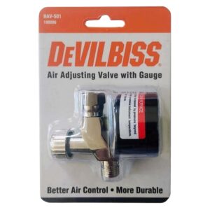 DEVILBISS AIR Adjusting Valve with Gauge HAV-501-B